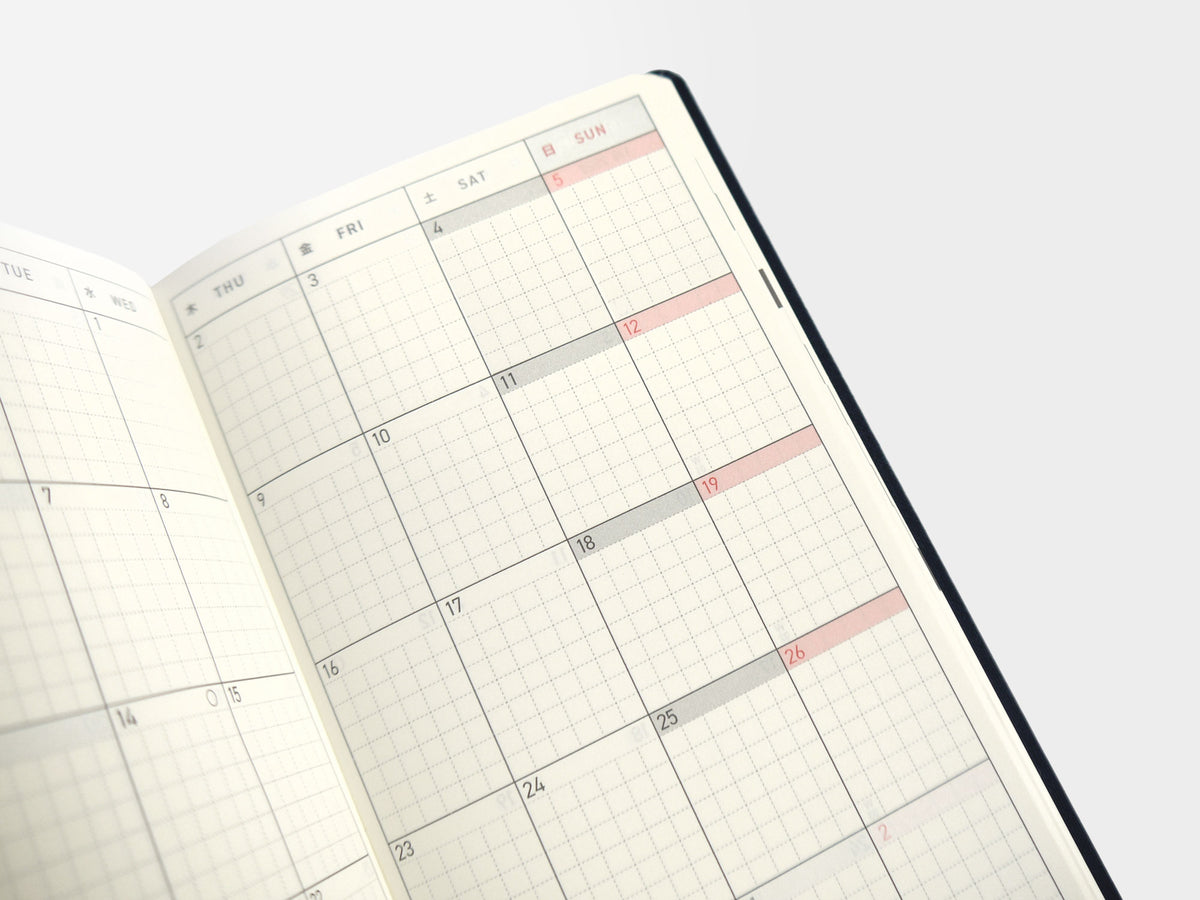 Linen bound Hobonichi Week 2027